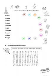 ordinal numbers