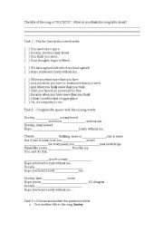 English worksheet: Society