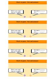 English worksheet: spelling