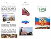 English Worksheet: Russias brochure