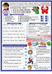 English Worksheet: Introduction to the Relative Pronouns Who, Which (& That). 1 Page plus Anwer Key