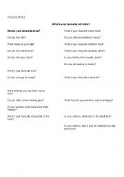 English Worksheet: Food  can be fun