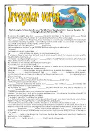 English Worksheet: Irregular verbs