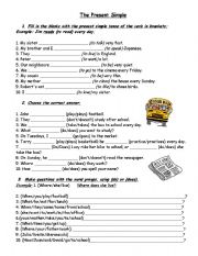 English Worksheet: The Past Simple