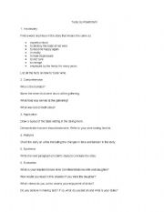 English Worksheet: Taste 