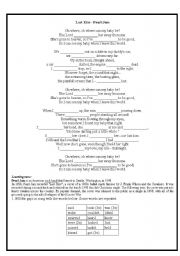 English Worksheet: Past Simple (Regular and Irregular Verbs) and Future Simple