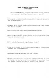 English Worksheet: Pirates of sillicon valley