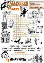 English Worksheet: HALLOWEEN FUN 