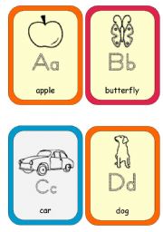 English Worksheet: Alphabet 1(4)