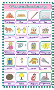 English Worksheet: Vocabulary extension (part2)