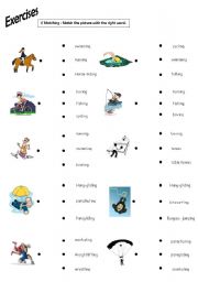 Sports exercises - ESL worksheet by elo8577