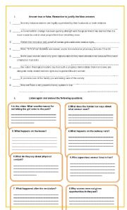 English Worksheet: Women in the Muslim World part II