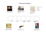 English Worksheet: How long ago did it happen?