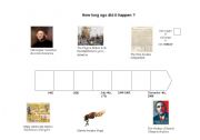 English worksheet: How long ago did it happen?