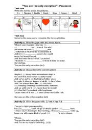 English Worksheet: 