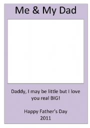 English worksheet: Fathers day gift idea