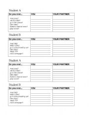 English Worksheet: Adverbs of Frequency Speaking Activity