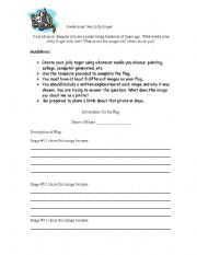 English Worksheet: Design you Very Own Jolly Roger