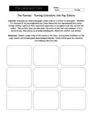 English Worksheet: Comic Strip