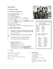 English Worksheet: 30 seconds to mars Listening worksheet 