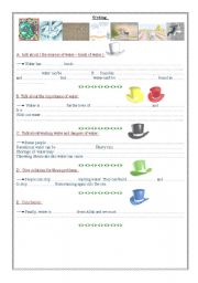 English Worksheet: writing skills