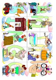 English Worksheet: Big Little Bingo (2 of 4 uploads): instructions inside.