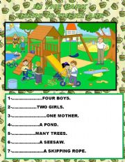 English Worksheet: THERE IS/THERE ARE 