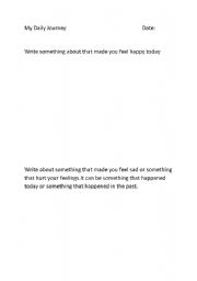English Worksheet: journey