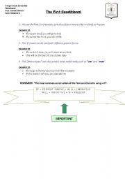 English Worksheet: first conditional