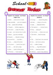 English Worksheet: GRAMMAR REVIEW