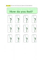 English worksheet: how do you feel?