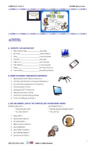 English Worksheet: Have-has got