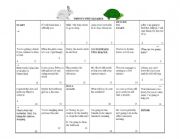 English Worksheet: Twenty-five squares