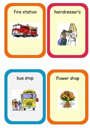 English Worksheet: Places in town 2