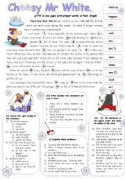 English Worksheet: Amusing text for reading with some exercises. (Grammar: Past Simple) With keys