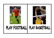 English Worksheet: I CAN PLAY FOOTBALL
