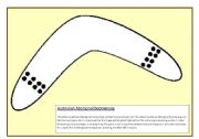 Australian Aboriginal Boomerang artwork - 3 pages