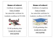 Graduation templates