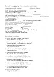 English Worksheet: adjective or adverb - exercises