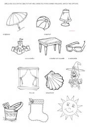 English Worksheet: SUMMER HOLIDAYS