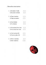 English Worksheet: Choose the correct one