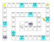 English Worksheet: times table board game