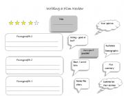 English Worksheet: Film Review Guide