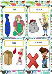 HOMONYMS FLASH CARDS