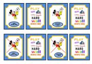Sports-Simple present and adverb game cards-set 3 of 5 soccer