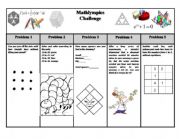 English Worksheet: Mathlympics Challenge