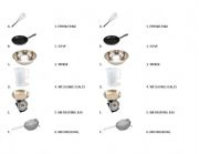 English Worksheet: Kitchen Equipment - Matching (Pancake Day)