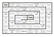 English Worksheet: Board game between families,friends, and in a romantic relationship