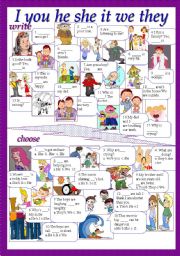 English Worksheet: personal pronouns