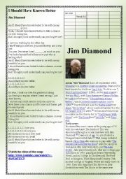 Song: Jim Diamond - I Should Have Known Better